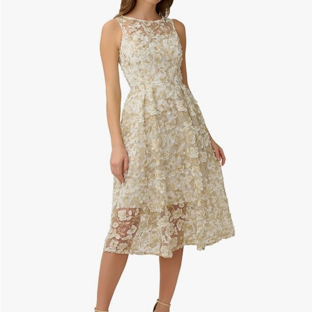Adrianna Papell 3D Dress